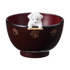 Ishida Dog Chopstick Rest with Soup bowl