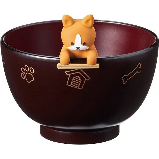 Ishida Dog Chopstick Rest with Soup bowl