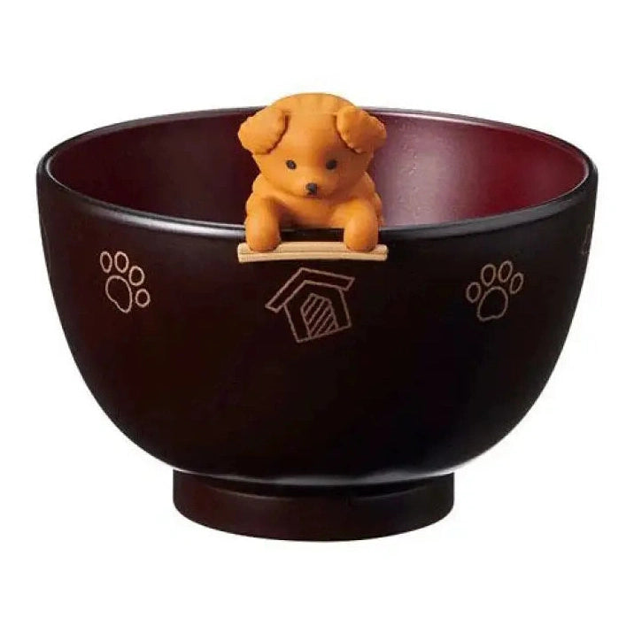 Ishida Dog Chopstick Rest with Soup bowl
