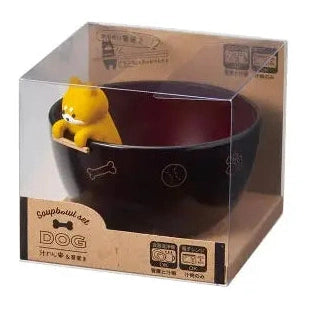 Ishida Dog Chopstick Rest with Soup bowl