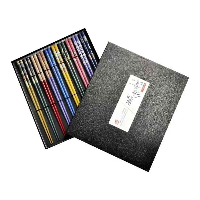 Ishida Irodori Zen Lacquer Chopsticks 10P Gift Set