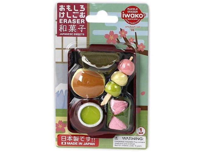Iwako Japanese Sweets Erasers Set