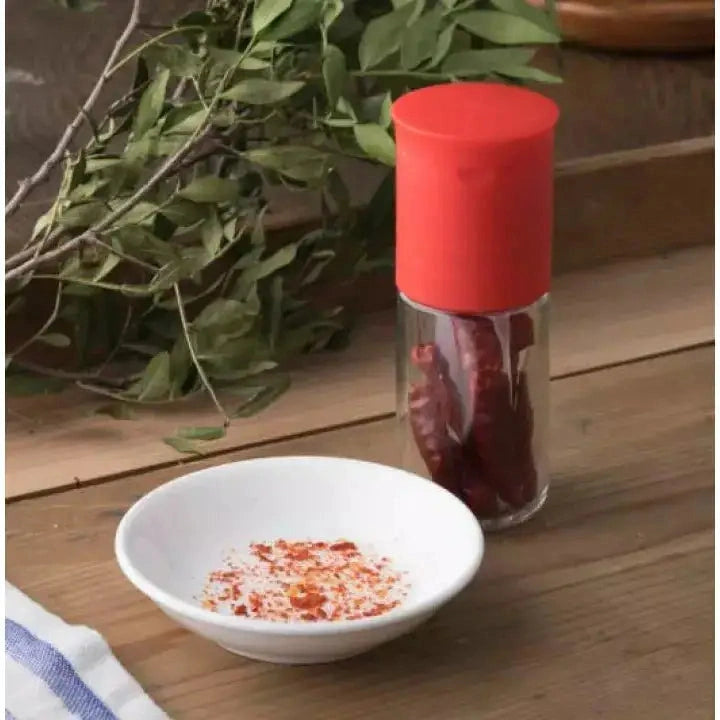 Kai Home Ceramic Red Pepper Mill