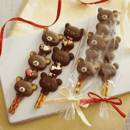Kai Stick Rilakkuma Silicone Chocolate Mold