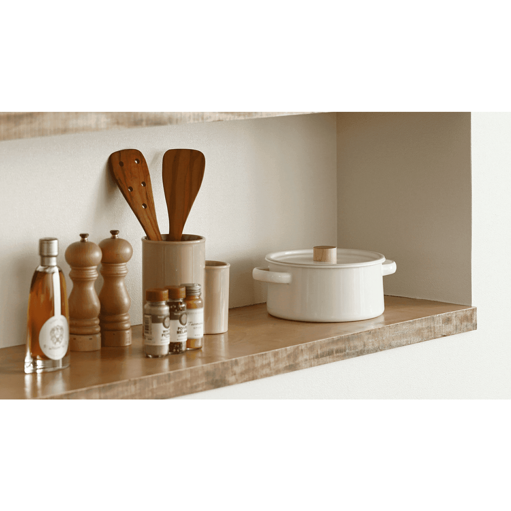 Kaico Enamel Two-Handle Pot