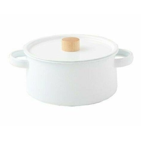 Kaico Enamel Two-Handle Pot