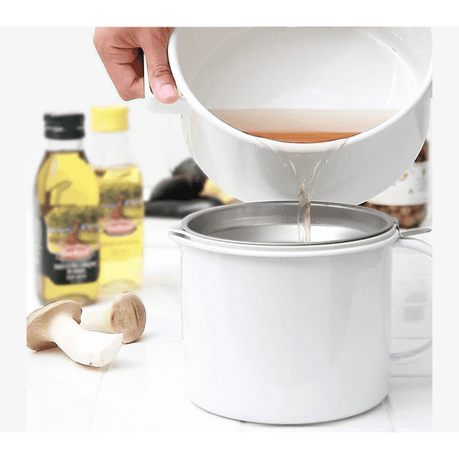 Kaico Enamel Oil Pot