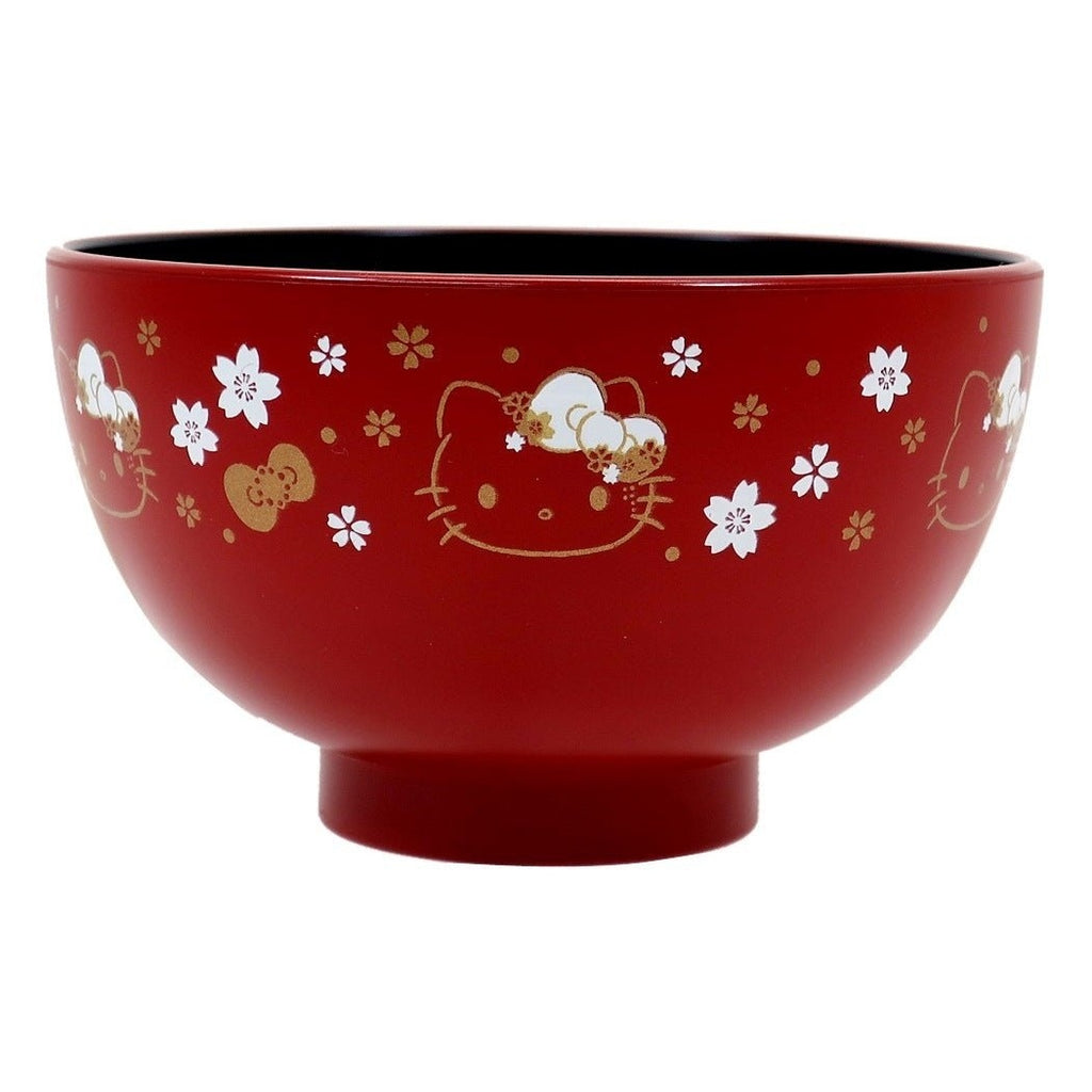 Kanesho Hello Kitty Sakura Soup Bowl