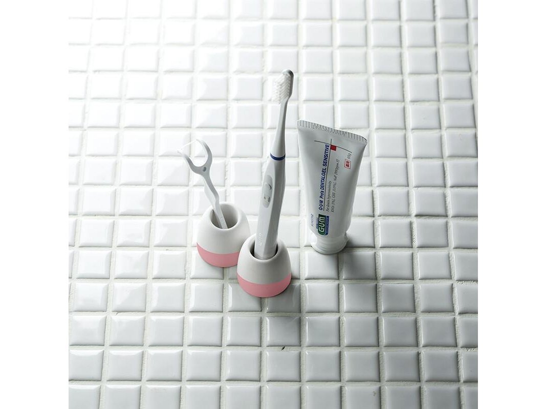 Karari Diatomaceous Earth Toothbrush Stand Pink