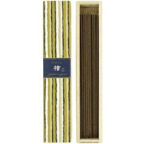 Kayuragi Incense Stick Japanese Cypress Incense holder 40 Pcs