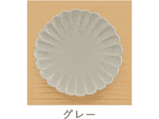Kikugata Chrysanthenum Medium Plate