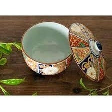 Kinsai Imari yaki Yunomi Tea Cup with Lid 200ml