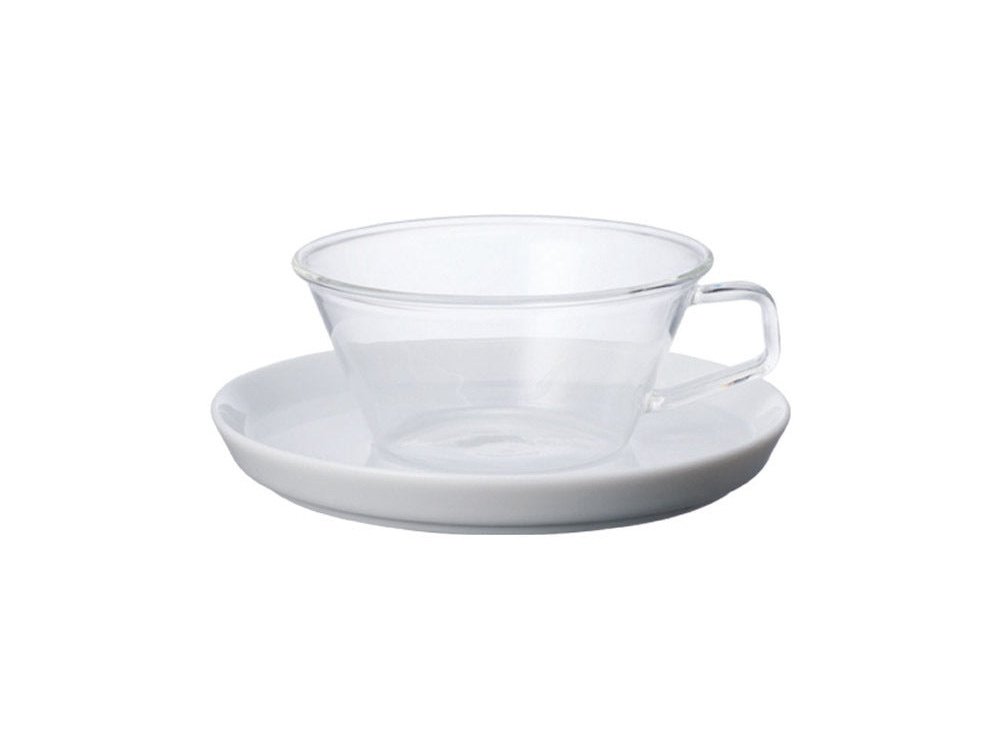 Kinto - CAST Tea Cup &amp; Porcelain Saucer - 220ml