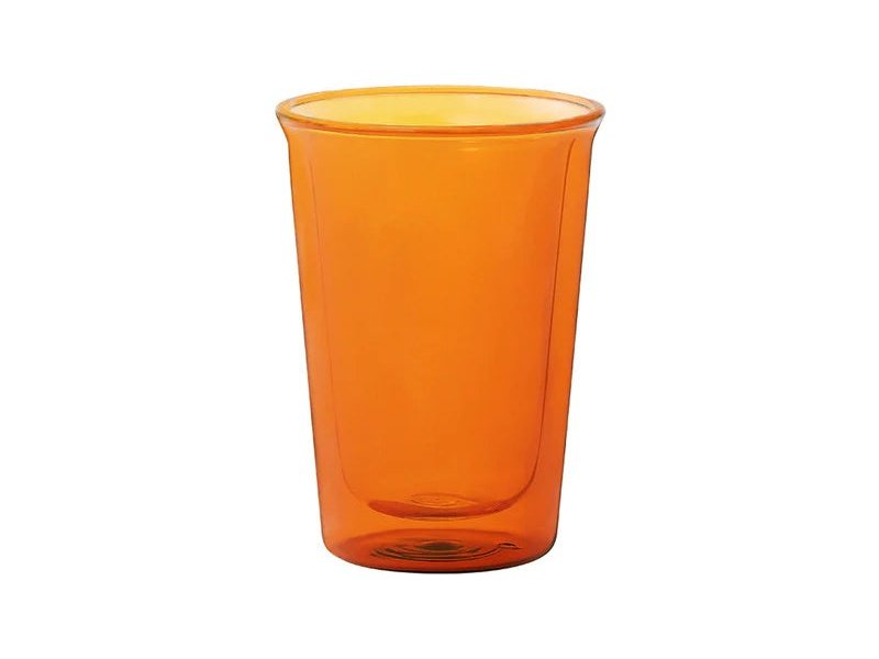 Kinto CAST Amber Double Wall Cocktail Glass - 290ml
