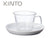 Kinto CAST Espresso Cup & Porcelain Saucer - 90ml