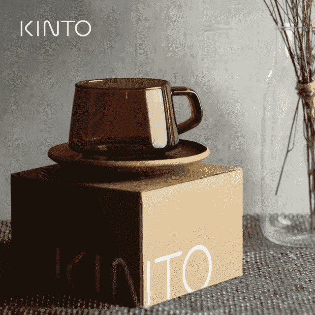 Kinto - Sepia Cup & Saucer - 270ml