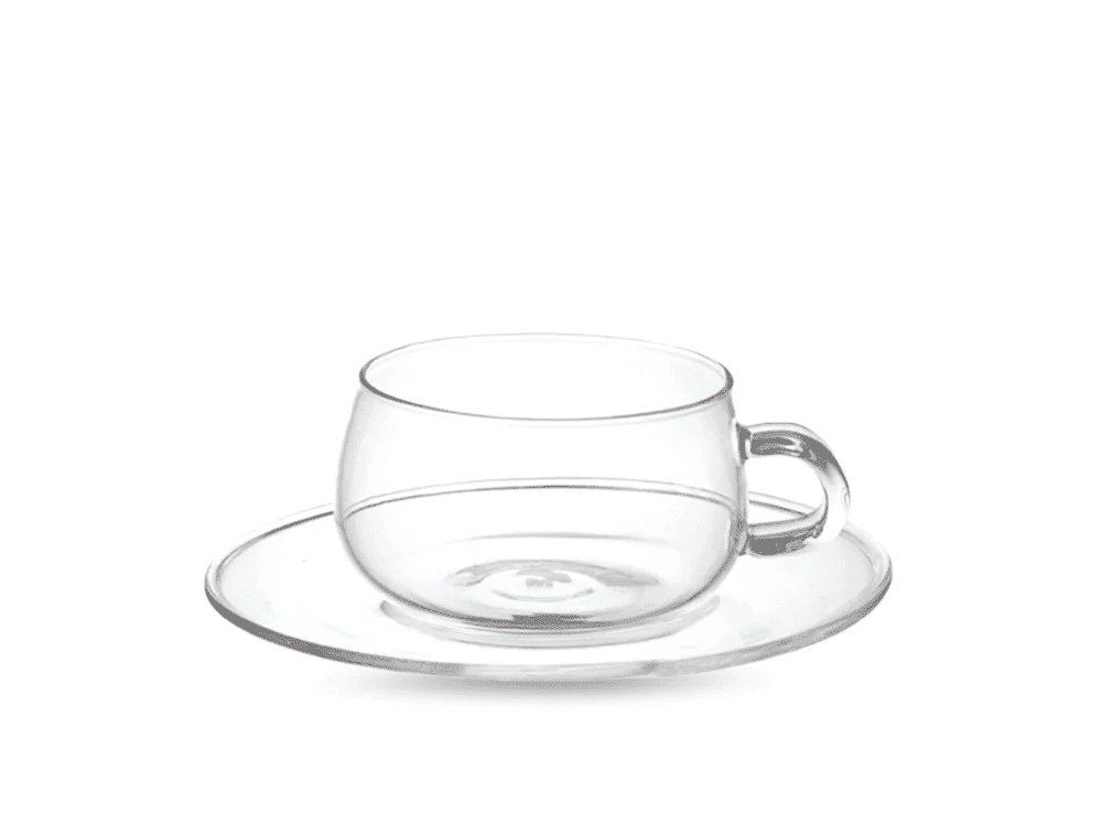 Kinto Unitea Cup & Saucer 230ml - Glass