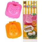 Kokubo Rabbit Bear Soft Boiled Egg Shaper 2pc Set