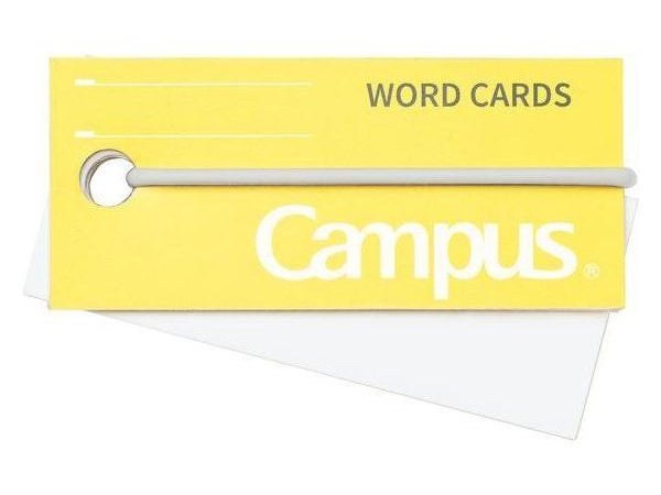 Kokuyo Campus Word cards with Band