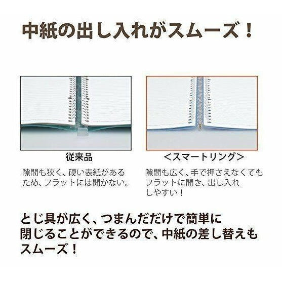 Kokuyo Campus B5 Smart Ring Binder 25 Sheet Capacity