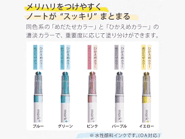 Kokuyo Tone Color Mark Set Pcs