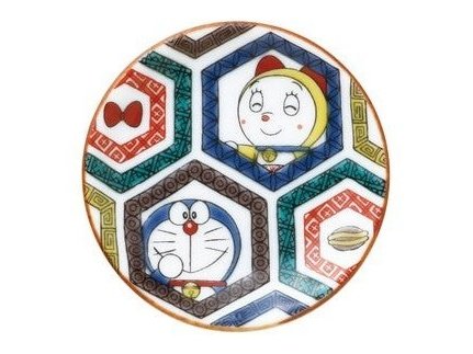 Kutani Doraemon Small Plate 5P Set