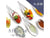 Kutani Hiracle Sakura Petal Renge Spoon Plate pcs Set