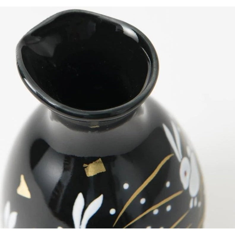 Kutani Rabbit Sake Cup & Tokkuri Decanter