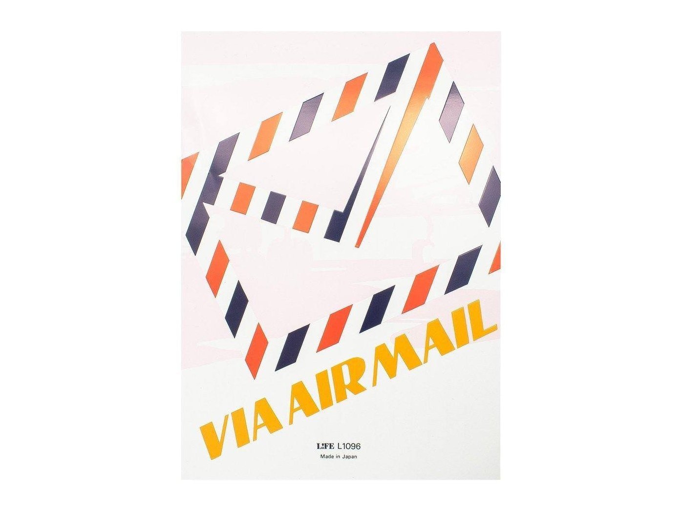 Life Stationery Japanese Paper 'Airmail' Writing Pad Plain