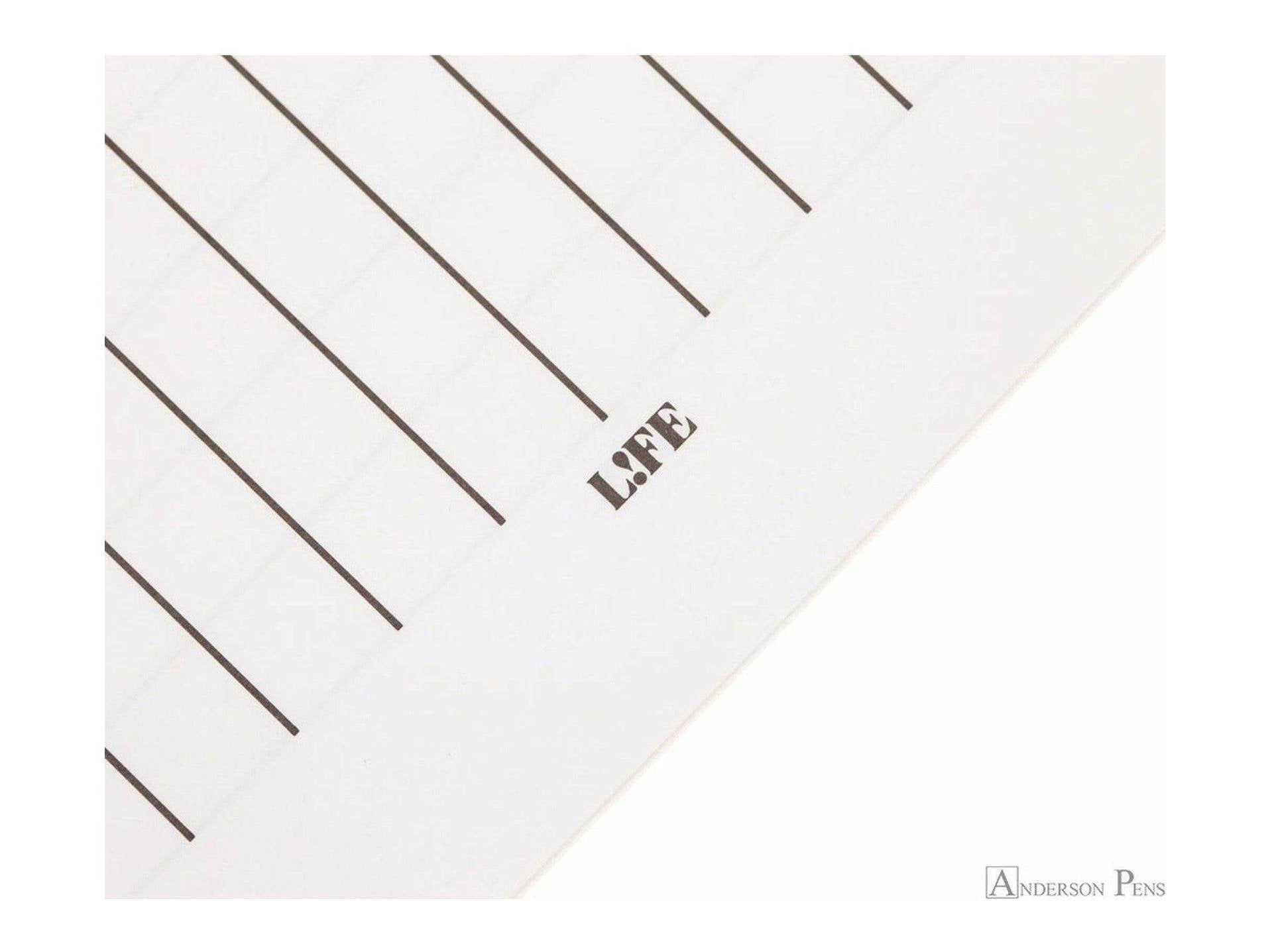 Life Stationery Japanese Paper 'Airmail' Writing Pad Plain