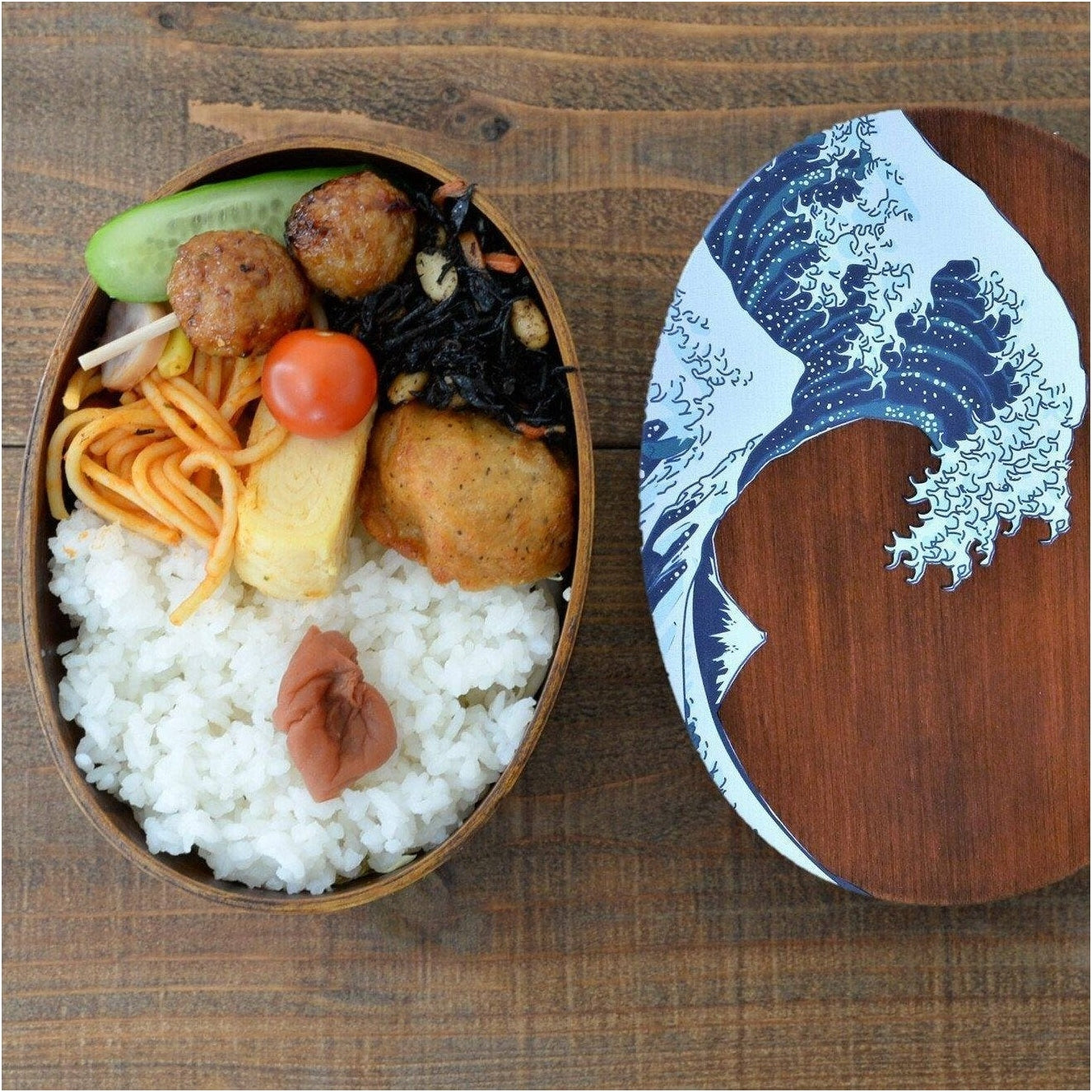 More Life Ukiyoe Wave Bento Lunch 700ml