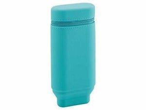 Lihit Lab Smart Fit Actact Stand Pencil Case Oval Type Light blue