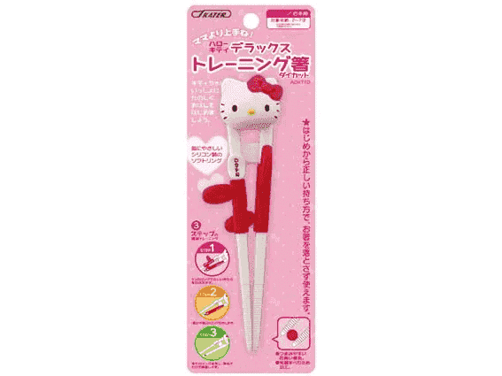 Lux Deluxe Training Chopsticks Hello Kitty