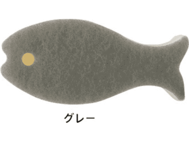 Marna Fish Sponge Color Gray