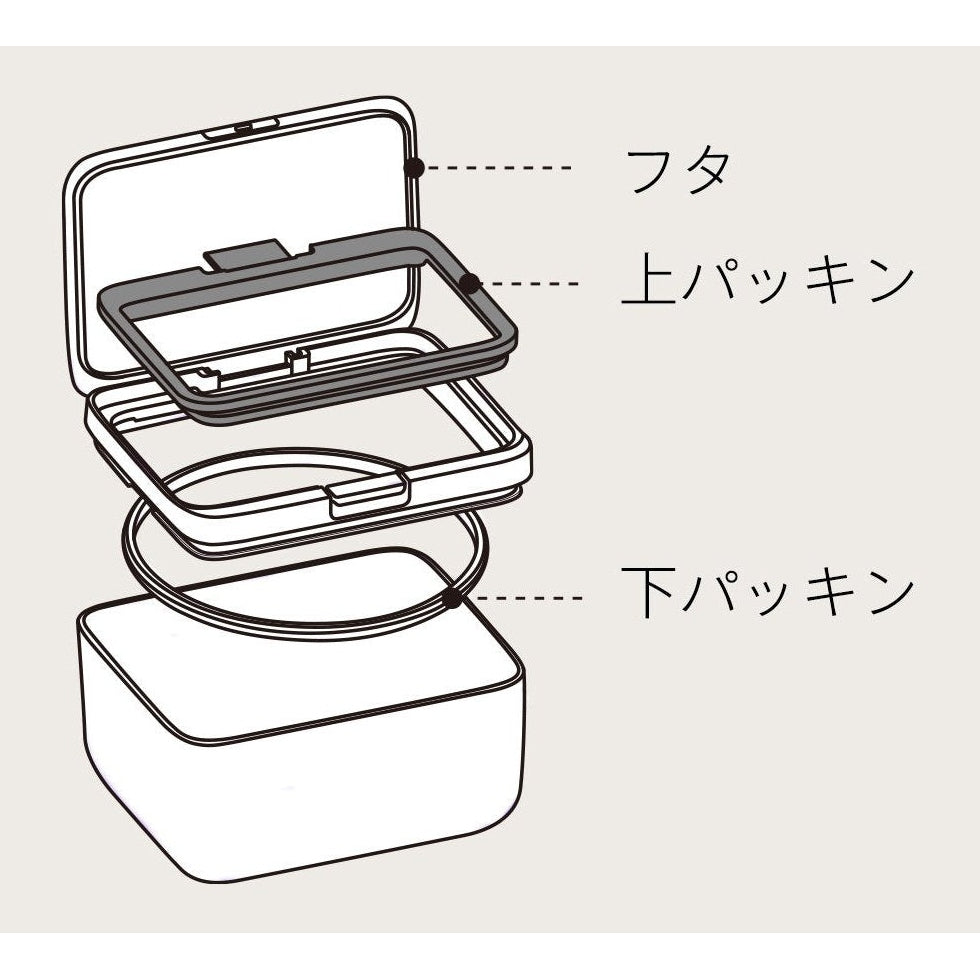 Marna Good Lock Canister Wide Short 700ml