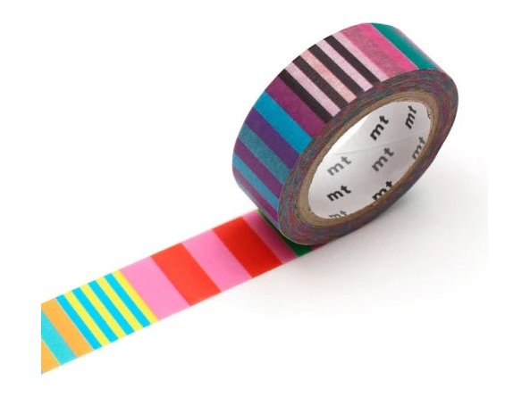 Masking Tape MT Single Roll - Kapitza &#39;Candy Stripe&#39;