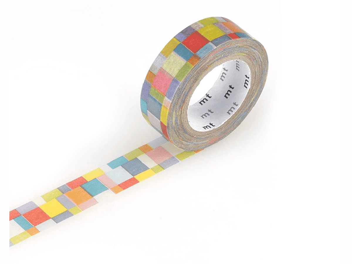 Masking Tape MT Single Roll Mosaic Bright
