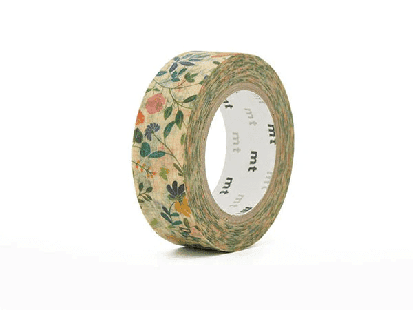 Masking Tape MT Single Roll Watercolour Flower