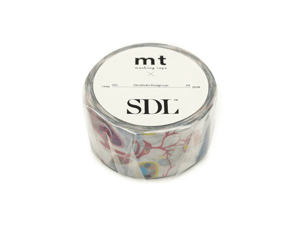 Masking Tape MT Single Wide Roll Stockholm Design Lab 'Human Being'