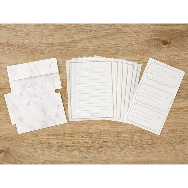 Midori Letter Paper and Envelope 9pcs Set