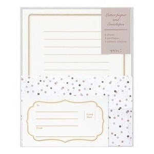 Midori Letter Paper and Envelope 9pcs Set