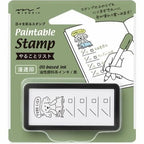 Midori Self-inking Half Stamp