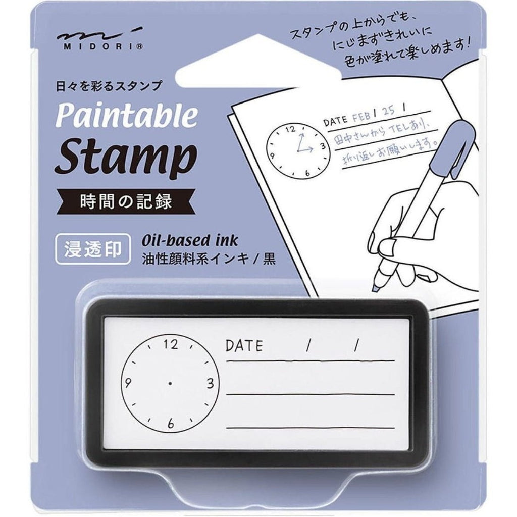 Midori Self-inking Half Stamp