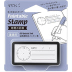 Midori Self-inking Half Stamp