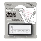 Midori Self-inking Half Stamp