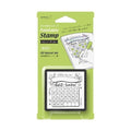Midori Paintable Stamp habit tracker grid in lime green packaging