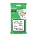 Midori Paintable Stamp condition tracker with doodles in green packaging