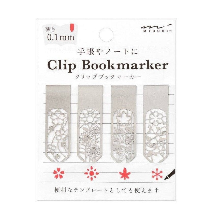 Midori Clip Bookmarker Flower