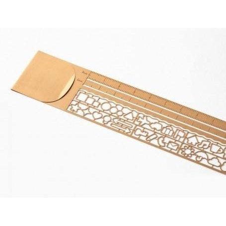 Midori Clip Ruler Copper