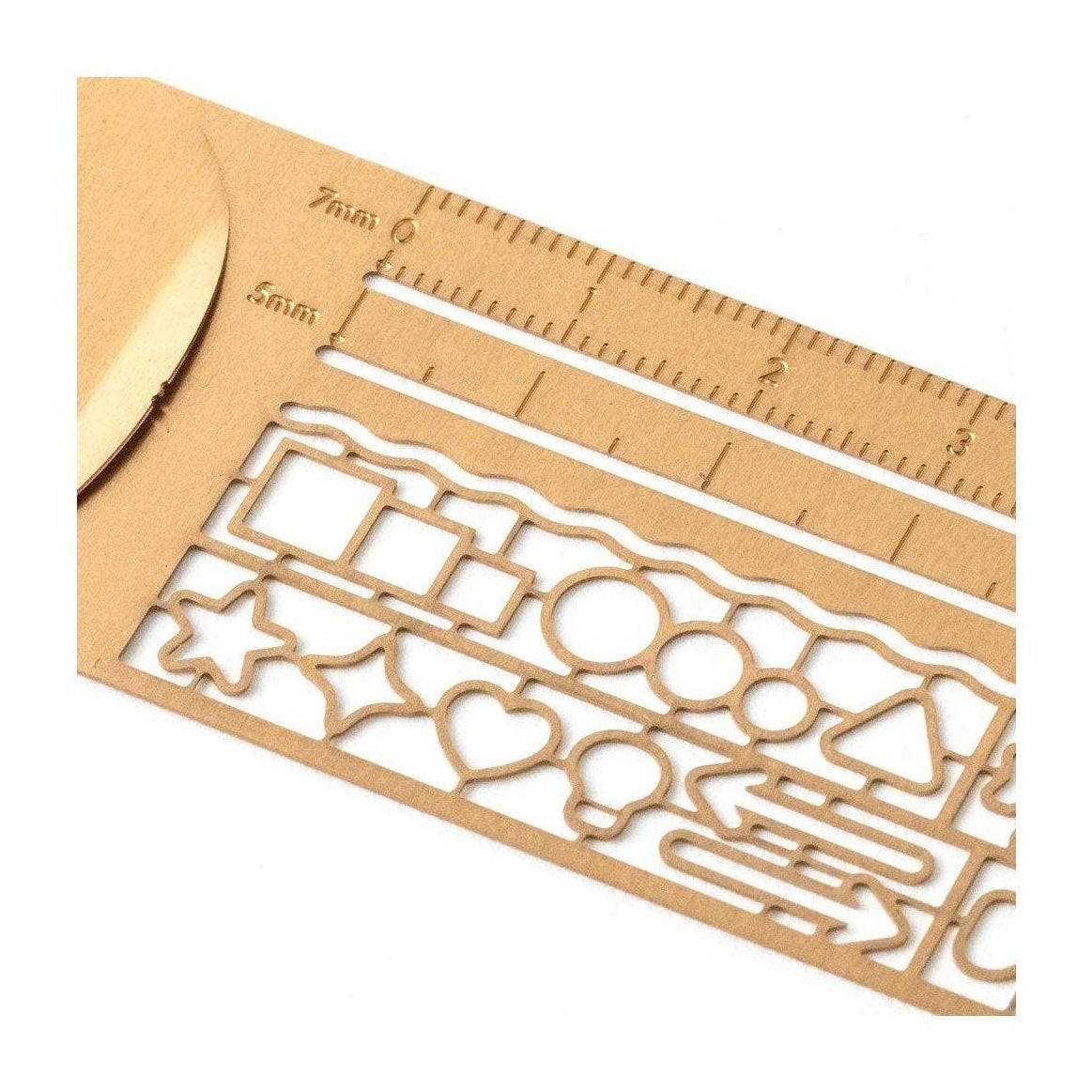 Midori Clip Ruler Copper